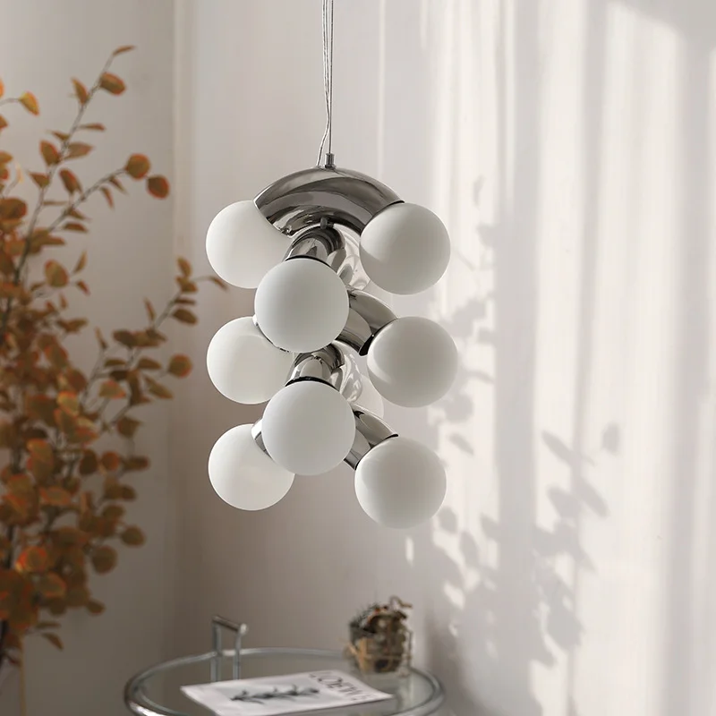 Led Art Chandelier Pendant Lamp Light Room Decor Simple Creative Homestay Grape Shape Restaurant Nordic Retro INS Decoration
Led Art Chandelier Pendant Lamp Light Room Decor Simple Creative Homestay Grape Shape Restaurant Nordic Retro INS Decoration