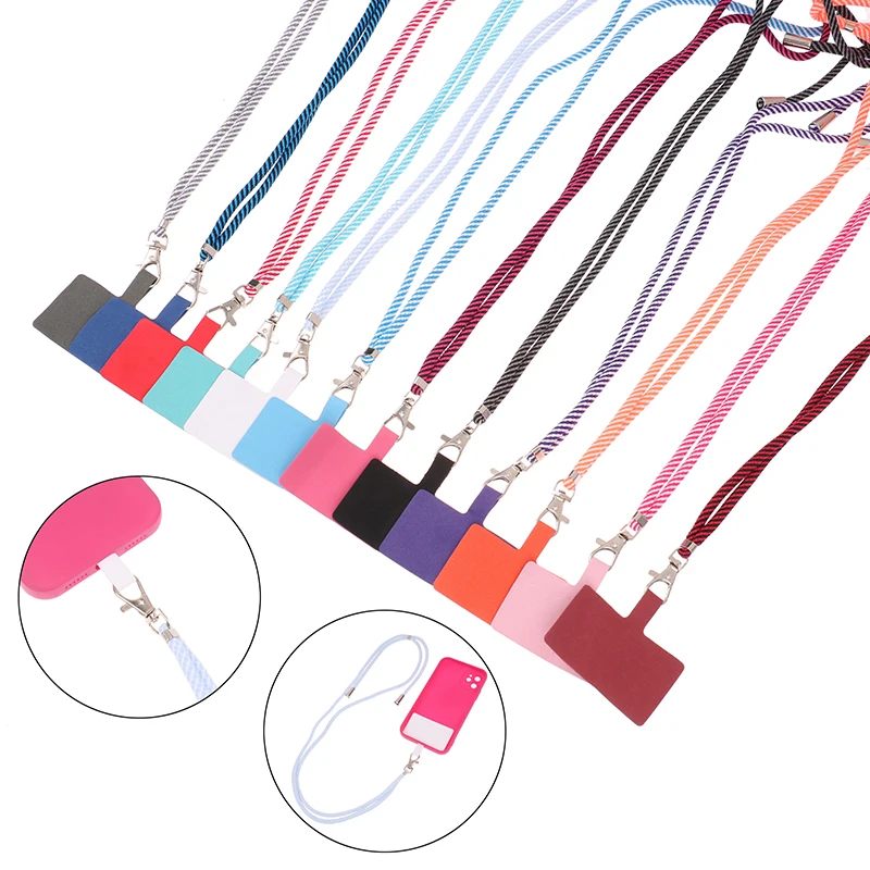 Universal Phone Lanyard Card Fixed Mobile Phone Shell Colorful Neck Cord Anti-lost Lanyard Strap Phone Safety Tether Adjustable
Universal Phone Lanyard Card Fixed Mobile Phone Shell Colorful Neck Cord Anti-lost Lanyard Strap Phone Safety Tether Adjustable