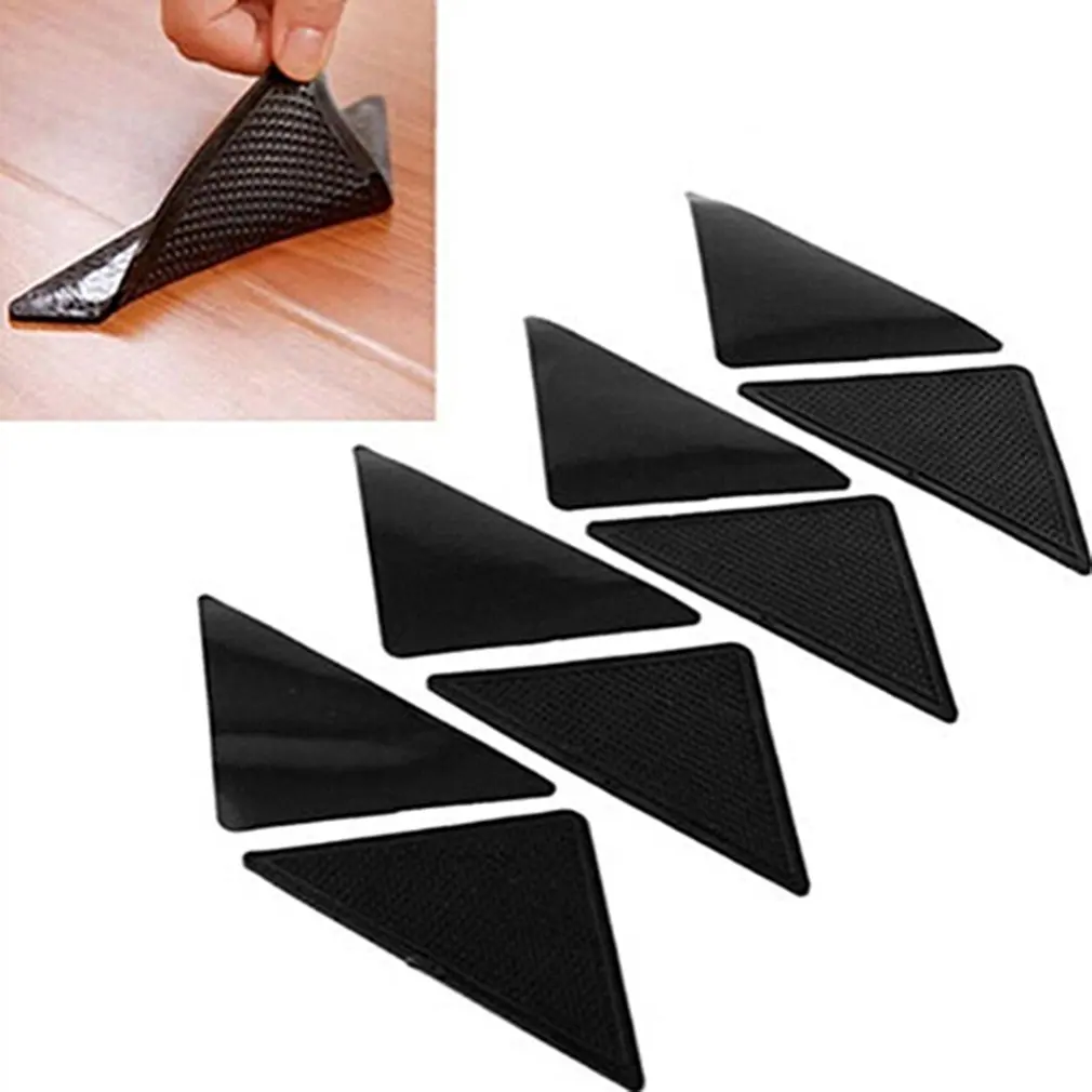 4Pcs Anti Skid Rug Carpet Mat Non Slip Grip Small Corners Triangular Pad Washable Removable Strong Adhesive Stopper Tape Sticker
4Pcs Anti Skid Rug Carpet Mat Non Slip Grip Small Corners Triangular Pad Washable Removable Strong Adhesive Stopper Tape Sticker
