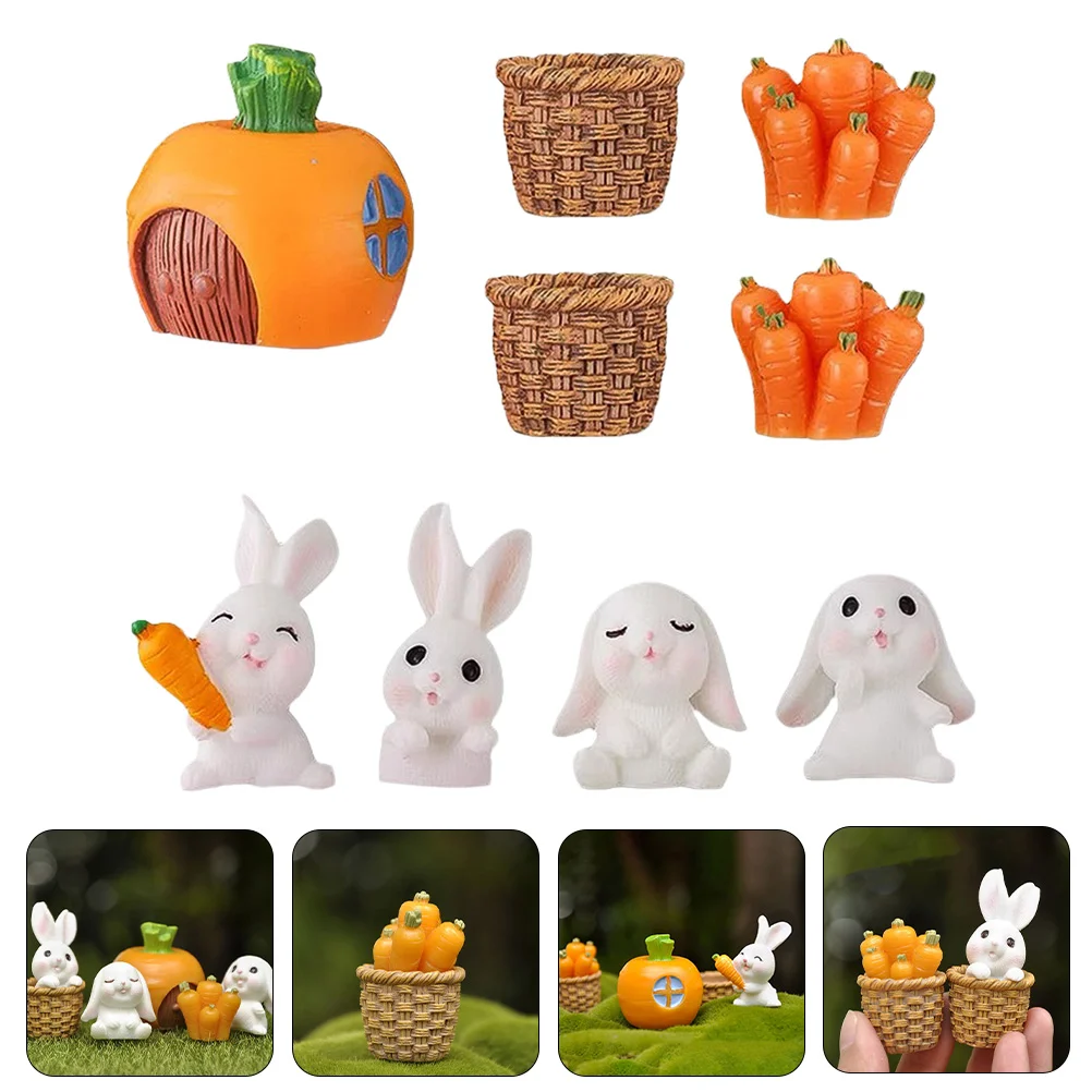 9 Pcs Rabbit Decoration Small Animal Figurines Rabbit Statue Animal Decor Bunny Ornament Ornaments Rabbit Ornament
9 Pcs Rabbit Decoration Small Animal Figurines Rabbit Statue Animal Decor Bunny Ornament Ornaments Rabbit Ornament