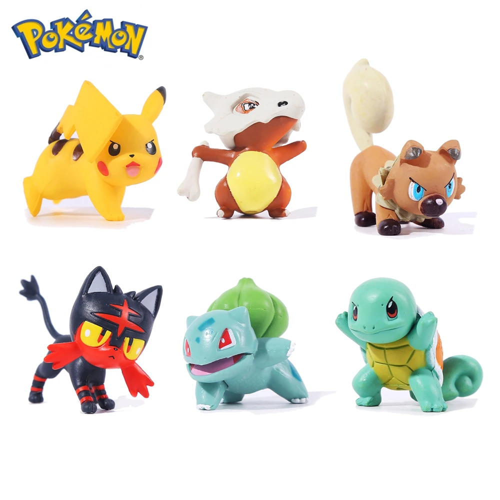 6Pcs/set Pokemon figures toys 3-5cm Eevee Pikachu Charizard Action Figure Model Pokemon Doll PVC Toy Birthday Gift For Kids
6Pcs/set Pokemon figures toys 3-5cm Eevee Pikachu Charizard Action Figure Model Pokemon Doll PVC Toy Birthday Gift For Kids