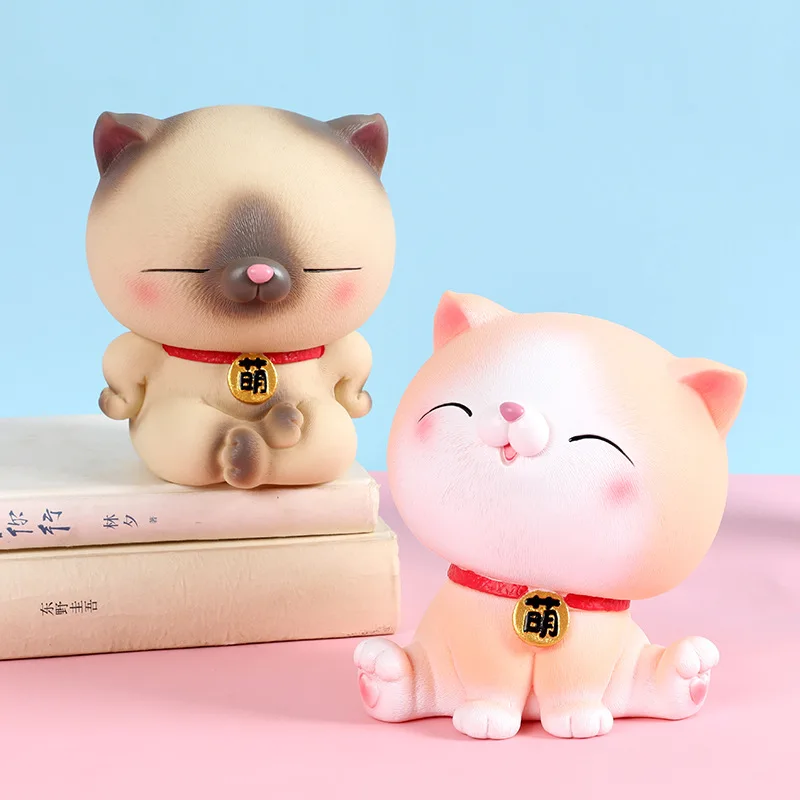 Creative Cute Pet Cat Piggy Bank Cartoon Animal Ornaments Car Small Change Storage Children'S Day Birthday Gift
Creative Cute Pet Cat Piggy Bank Cartoon Animal Ornaments Car Small Change Storage Children'S Day Birthday Gift