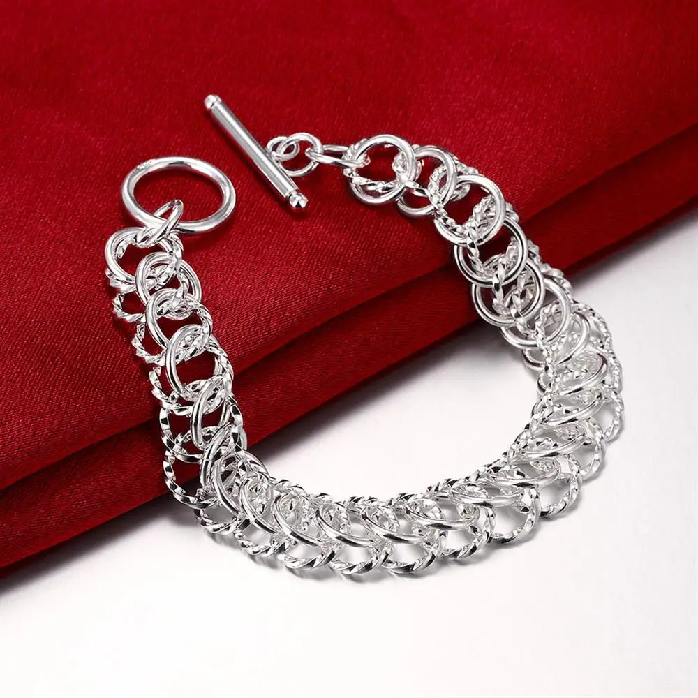Round Women's Hand Bracelets Wedding Charm Jewelry Fashion Gifts Wholesale Silver Color Party Women's Jewelry with Free Shipping
Round Women's Hand Bracelets Wedding Charm Jewelry Fashion Gifts Wholesale Silver Color Party Women's Jewelry with Free Shipping