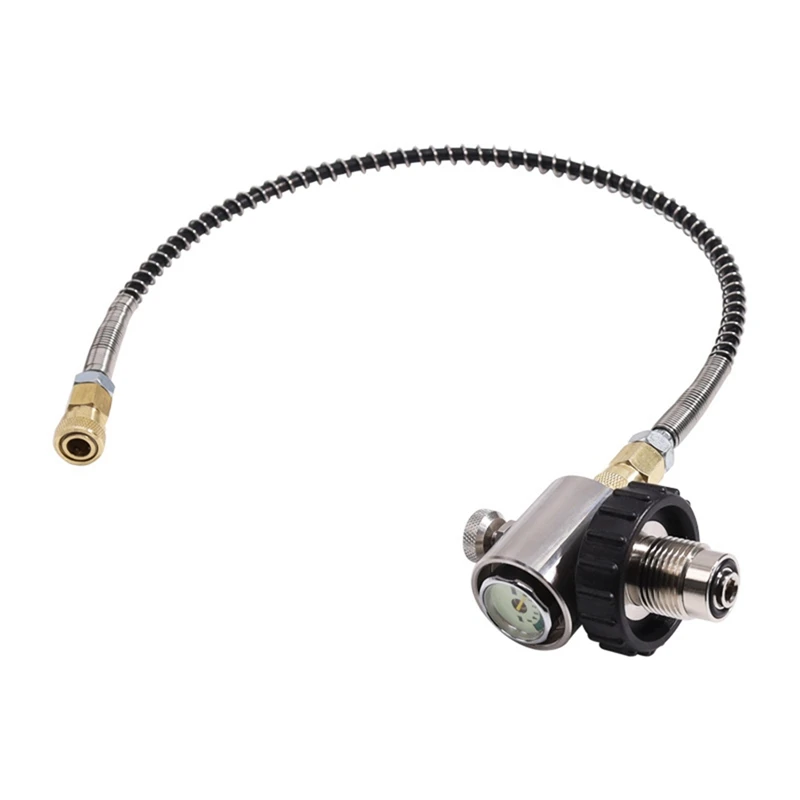 24-дюймовый регулятор клапана, заполняющая станция, шланг для резервуара PCP, цилиндр SCBA 5000Psi с быстроразъемным переходником
24-дюймовый регулятор клапана, заполняющая станция, шланг для резервуара PCP, цилиндр SCBA 5000Psi с быстроразъемным переходником