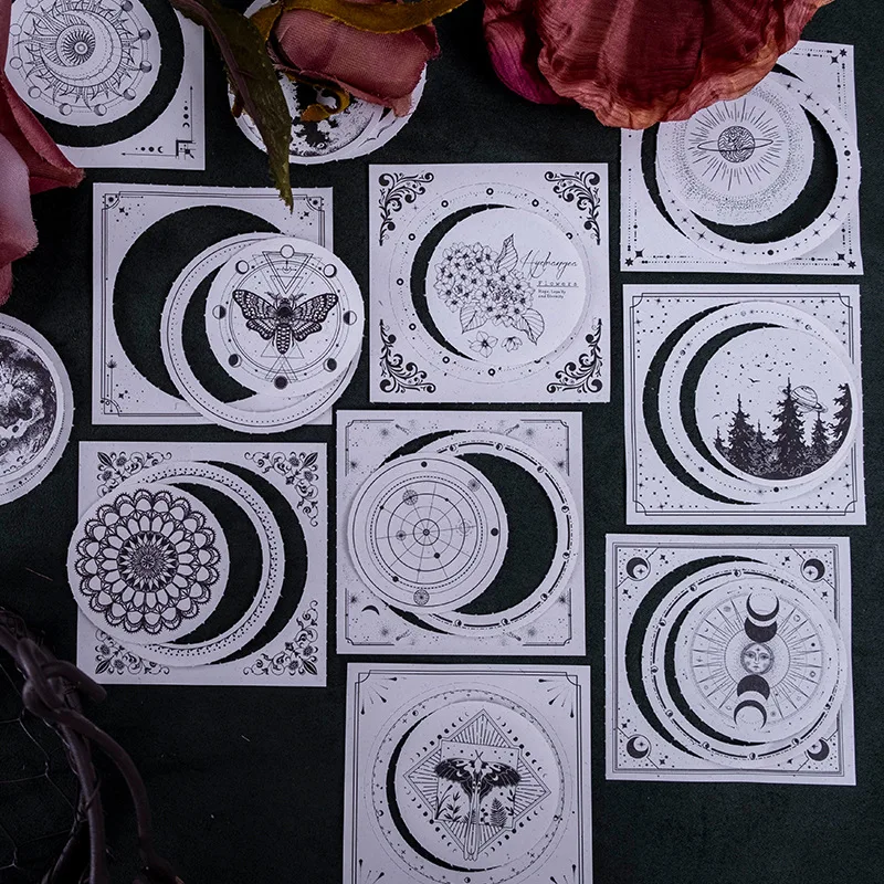 30pcs Astrology Memo Pad Decorative Stationery Scrapbooking Diary Lable Retro Moon Plant Simple INS Message Material Paper
30pcs Astrology Memo Pad Decorative Stationery Scrapbooking Diary Lable Retro Moon Plant Simple INS Message Material Paper