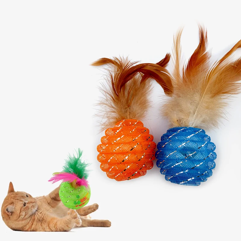 Pet Toys Feather Ball Funny Cat Toy Foam Candy Color Feahter Kitten Playing Cats Bite Ball Toy Accessories Random Color
Pet Toys Feather Ball Funny Cat Toy Foam Candy Color Feahter Kitten Playing Cats Bite Ball Toy Accessories Random Color