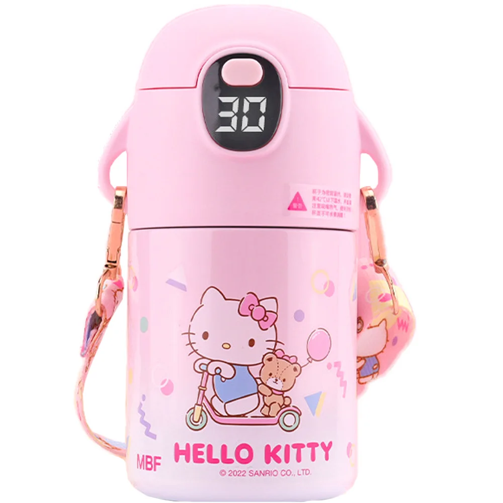 Новый кавайный Коричный термос Kuromi с отображением температуры My Melody 480 мл соломенный термос из нержавеющей стали Женская чашка-мессенджер
Новый кавайный Коричный термос Kuromi с отображением температуры My Melody 480 мл соломенный термос из нержавеющей стали Женская чашка-мессенджер