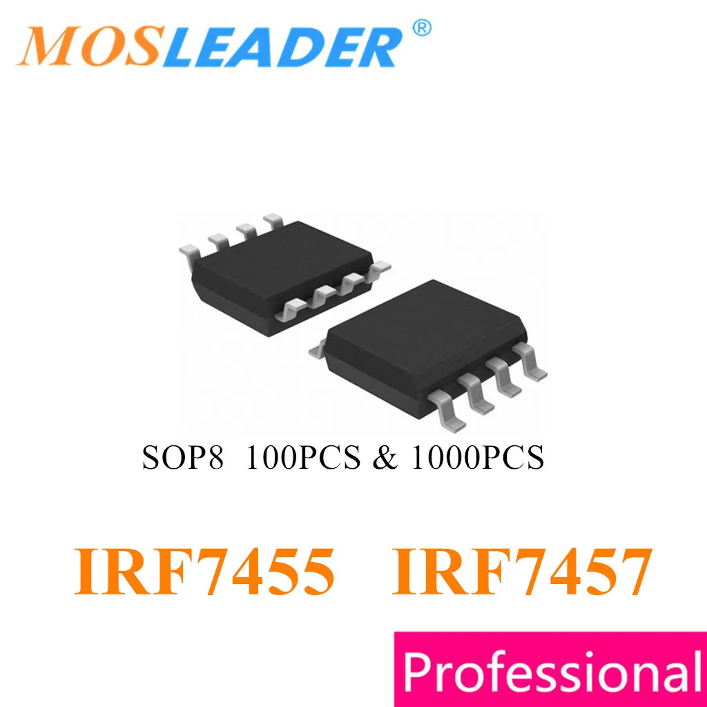 Mosleader IRF7455 IRF7457 SOP8 100PCS 1000PCS IRF7455PBF IRF7457PBF IRF7455TRPBF IRF7457TRPBF Chinese IRF7455TR IRF7457TR
Mosleader IRF7455 IRF7457 SOP8 100PCS 1000PCS IRF7455PBF IRF7457PBF IRF7455TRPBF IRF7457TRPBF Chinese IRF7455TR IRF7457TR