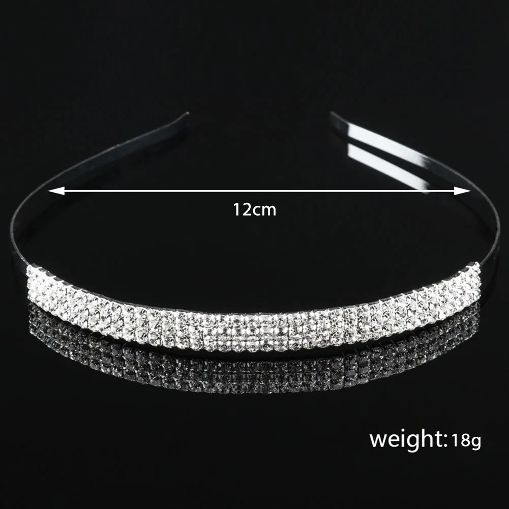 Rhinestone Bride Headpiece Shiny Beaded Headband Simple Bendable Hair Hoop Handmade Hair Jewelry Imitation Diamond Nin668 
Rhinestone Bride Headpiece Shiny Beaded Headband Simple Bendable Hair Hoop Handmade Hair Jewelry Imitation Diamond Nin668