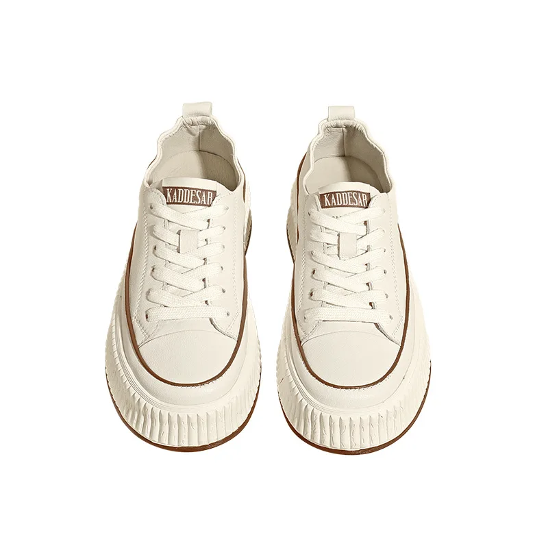 2022 New Spring and Autumn Women's Leather White Shoes Thick-soled Casual Flat Women's Shoes Sneakers Women Shoes Women 
2022 New Spring and Autumn Women's Leather White Shoes Thick-soled Casual Flat Women's Shoes Sneakers Women Shoes Women