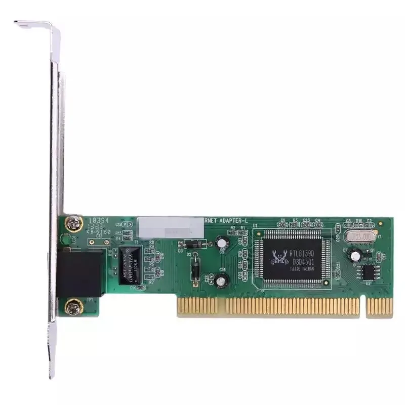 PCI сетевая карта компьютер Встроенный 10/100M Ethernet 100 Мбит/с Бесплатный драйвер совместимый PCI2.1/2,2 Lan для настольного ПК
PCI сетевая карта компьютер Встроенный 10/100M Ethernet 100 Мбит/с Бесплатный драйвер совместимый PCI2.1/2,2 Lan для настольного ПК