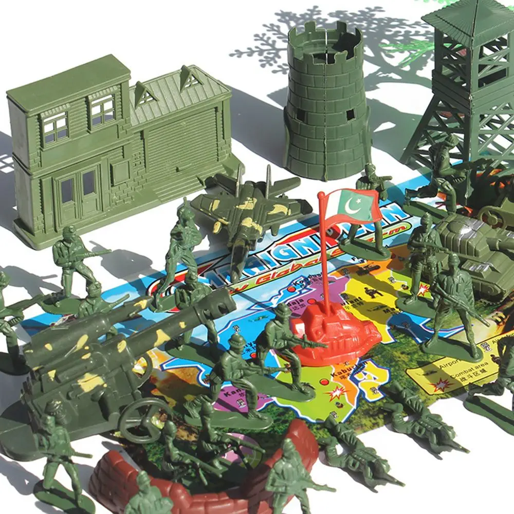 37PCS 5cm Military Playset Soldier Model Set Children's Military Scene Toys Action Figure Plastic Toy Model Building Kids Gift
37PCS 5cm Military Playset Soldier Model Set Children's Military Scene Toys Action Figure Plastic Toy Model Building Kids Gift