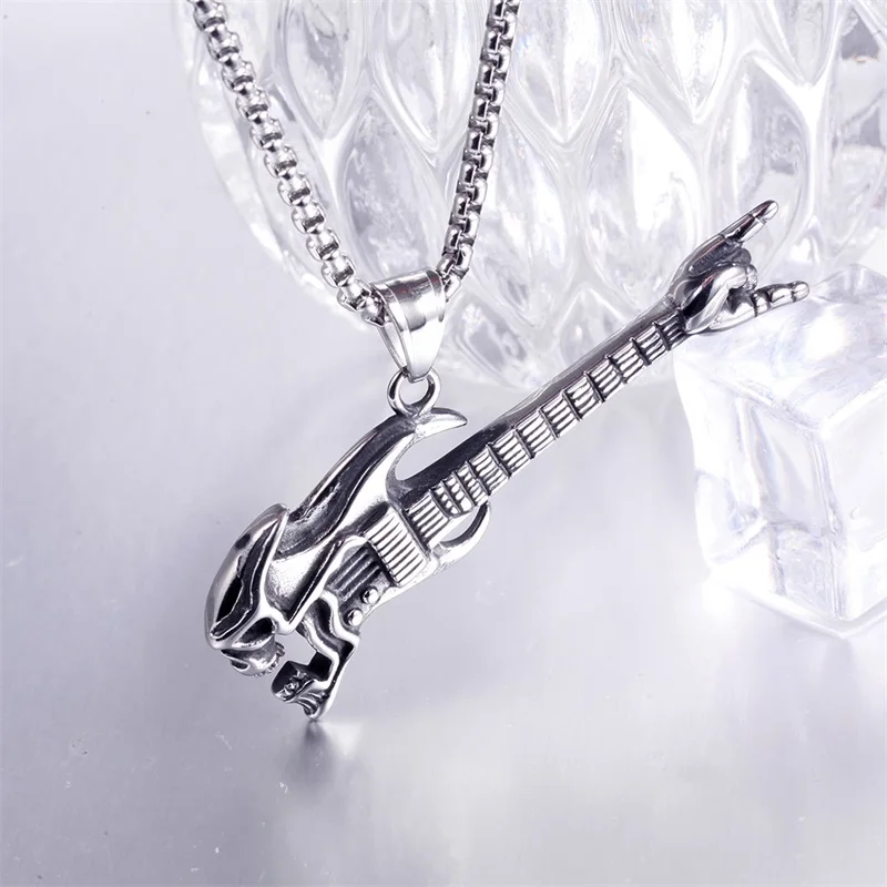 sheishow Fashion Skull Bass Guitar Love Gesture Necklace For Men Rock Hip Hop Pendant Women Jewelry Accessories Punk Party Gifts
sheishow Fashion Skull Bass Guitar Love Gesture Necklace For Men Rock Hip Hop Pendant Women Jewelry Accessories Punk Party Gifts