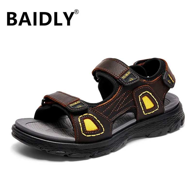 Brand Classic Mens Sandals Summer Genuine Leather Sandals Men Outdoor Casual Lightweight Sandal Fashion Men Sandals
Brand Classic Mens Sandals Summer Genuine Leather Sandals Men Outdoor Casual Lightweight Sandal Fashion Men Sandals