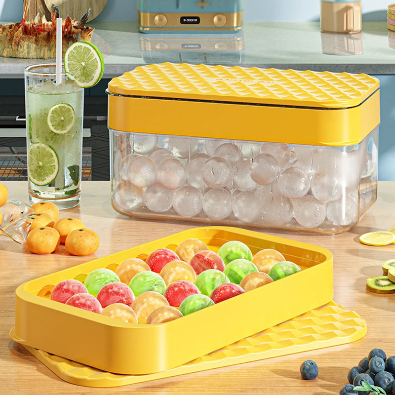 32/64 Grid One-button Press Type Ice Tray Mold Box Silicone Ice Cube Maker Blocks Maker with Lid Storage Boxes Bar Accessories
32/64 Grid One-button Press Type Ice Tray Mold Box Silicone Ice Cube Maker Blocks Maker with Lid Storage Boxes Bar Accessories