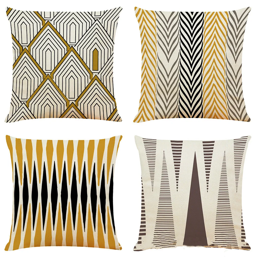 Abstract Geometric Art Pattern Cotton and Linen Cushion Cover Car Striped Pillow Cover Home Pillowcase
Abstract Geometric Art Pattern Cotton and Linen Cushion Cover Car Striped Pillow Cover Home Pillowcase