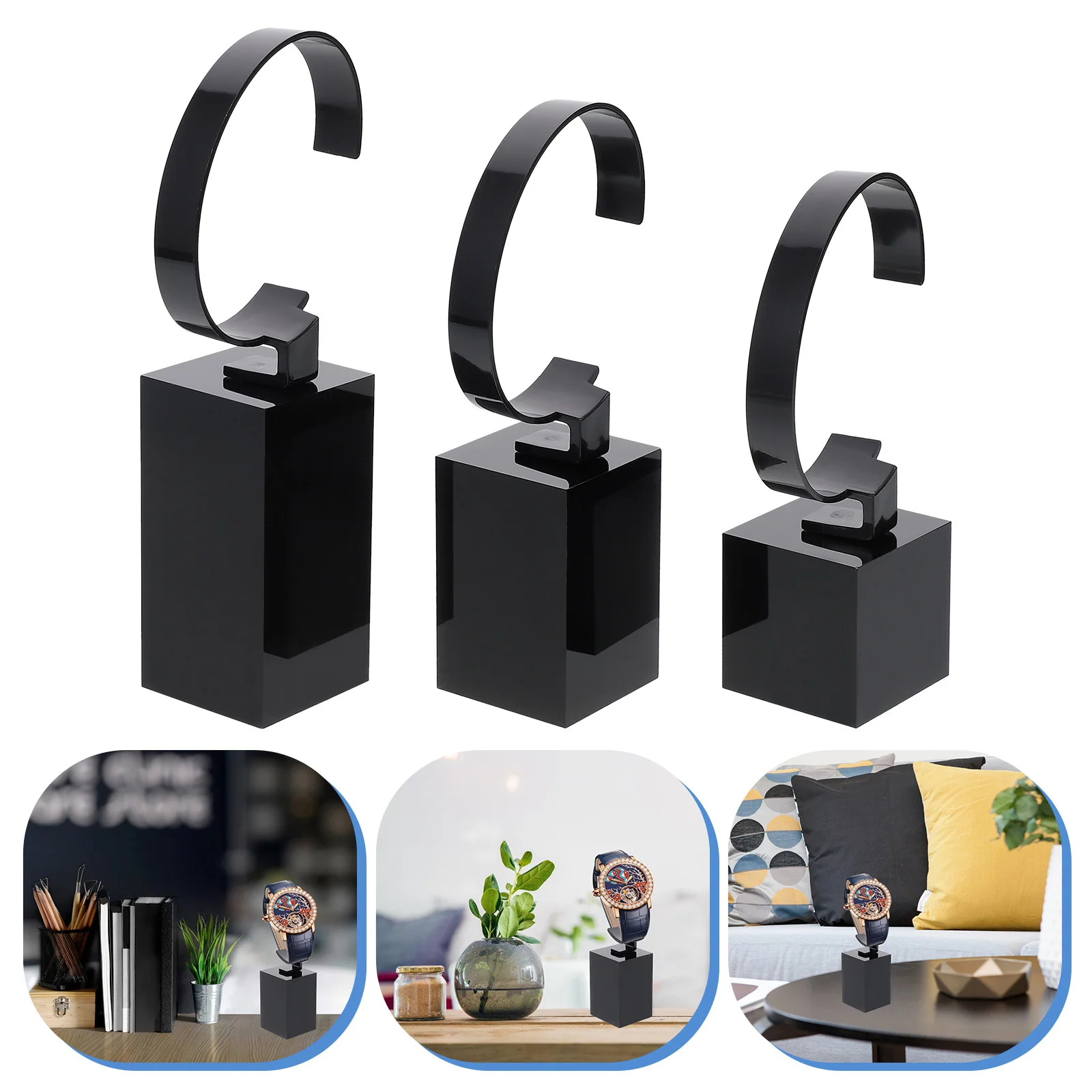 3 Pcs Holders Acrylic Watch Stand Jewelry Organizer Jewelry Stand Bracelet Stand For Watch Display Bracelet
3 Pcs Holders Acrylic Watch Stand Jewelry Organizer Jewelry Stand Bracelet Stand For Watch Display Bracelet