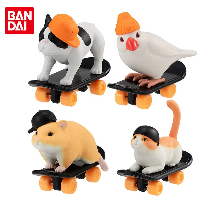 BANDAI подлинный Gashapon милые животные скейтборд серии 01 бульдог кошка птица кукла хомяк украшения Аниме фигурки героев игрушки
BANDAI подлинный Gashapon милые животные скейтборд серии 01 бульдог кошка птица кукла хомяк украшения Аниме фигурки героев игрушки