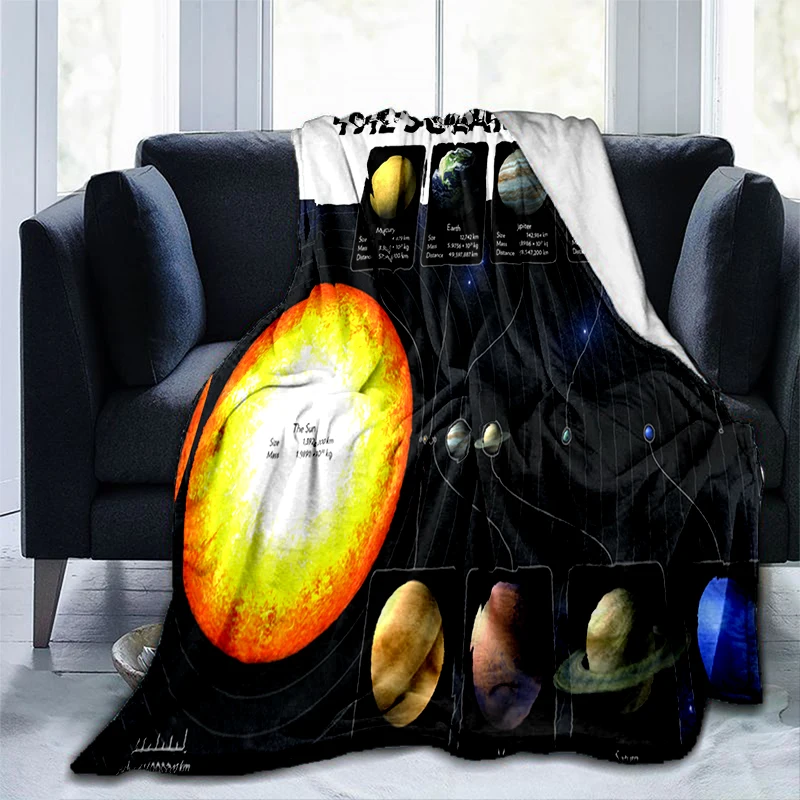 Solar System Soft Plush Sofa Bed Throwing Cartoon Picnic Blankets Modern Flannel Blanket Cover Gedruckt Bettdecke Geschenk
Solar System Soft Plush Sofa Bed Throwing Cartoon Picnic Blankets Modern Flannel Blanket Cover Gedruckt Bettdecke Geschenk