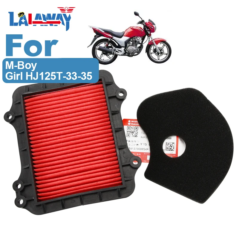 2 Pack Motorcycle Air Filter Motor Bike Intake Cleaner For Haojue Suzuki M-Boy Girl HJ125T-33-35,Air Filter
2 Pack Motorcycle Air Filter Motor Bike Intake Cleaner For Haojue Suzuki M-Boy Girl HJ125T-33-35,Air Filter