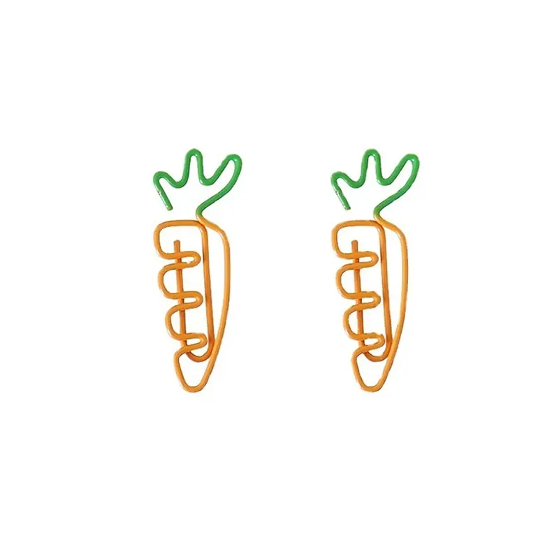 10 Pcs Creative Colorful Fruit Cute Carrot Shaped Paperclip Large Curved Pins School Office Stationery Supplies
10 Pcs Creative Colorful Fruit Cute Carrot Shaped Paperclip Large Curved Pins School Office Stationery Supplies
