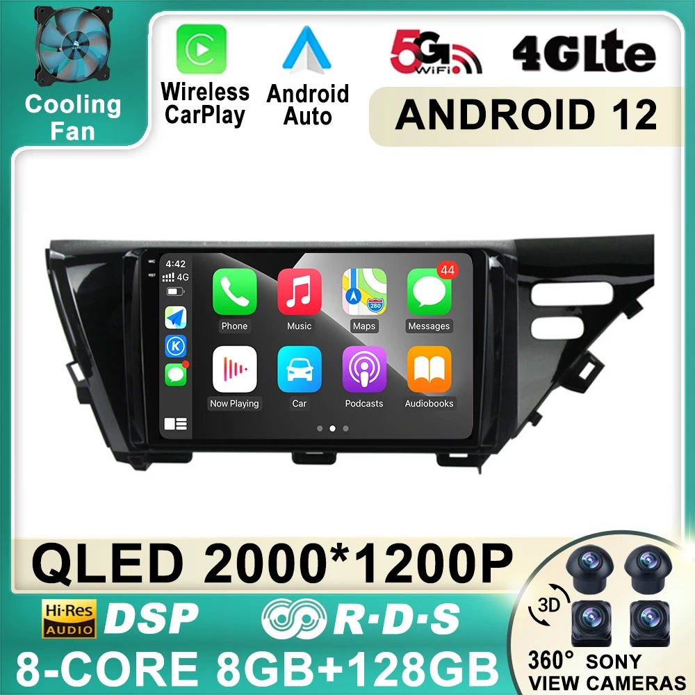 10'' IPS RDS Android 12 For Toyota Camry 8 XV 70 2017 - 2020 Car Radio Multimedia Video Player Navigation GPS BT WIFI 1080P
10'' IPS RDS Android 12 For Toyota Camry 8 XV 70 2017 - 2020 Car Radio Multimedia Video Player Navigation GPS BT WIFI 1080P