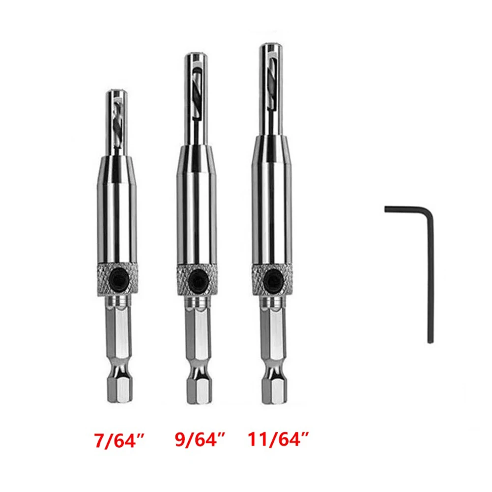 4pcs/set Hinge Drill Bit&Hex Wrench High-speed Steel Silver Electroplating Positioning Hole Opener Power Tool Accessories
4pcs/set Hinge Drill Bit&Hex Wrench High-speed Steel Silver Electroplating Positioning Hole Opener Power Tool Accessories