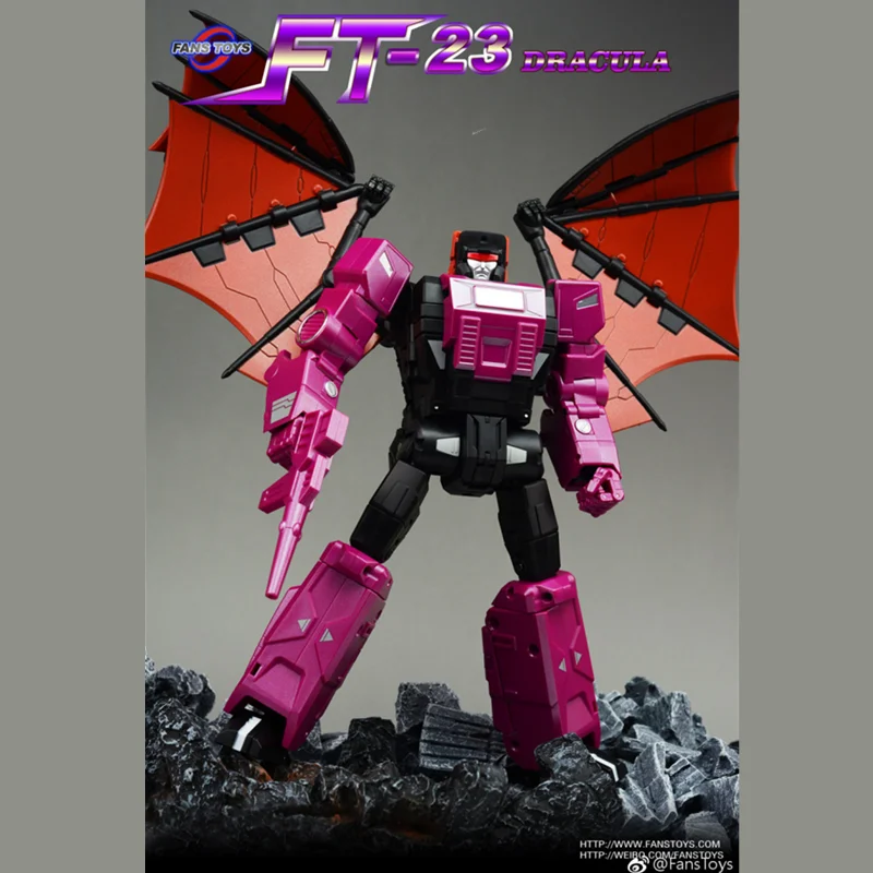 Новинка, Оригинальные фигурки-трансформеры, модель FansToys FT-23 FT23 Mindwipe, Дракула, Высококачественная экшн-фигурка робота с коробкой
Новинка, Оригинальные фигурки-трансформеры, модель FansToys FT-23 FT23 Mindwipe, Дракула, Высококачественная экшн-фигурка робота с коробкой