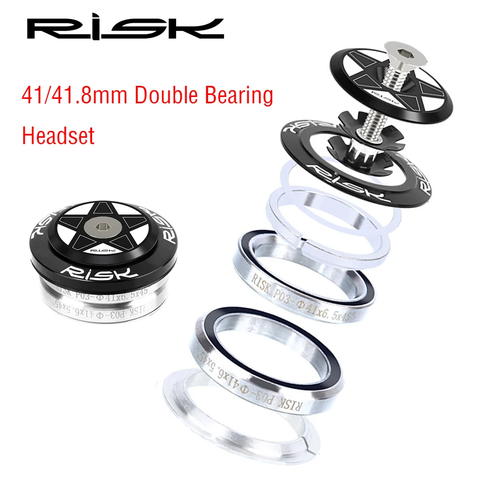 Road Bicycle Headset 41 41.8mm Double Bearing Full Hidden Aluminum Bike Headset for 1 1/8" 28.6 Straight Fork Cycling Parts
Road Bicycle Headset 41 41.8mm Double Bearing Full Hidden Aluminum Bike Headset for 1 1/8" 28.6 Straight Fork Cycling Parts