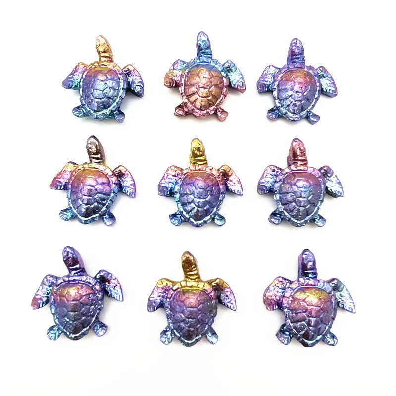 

1 Piece Natural BismuthMetal Quartz Tortoise Shaped Bismuth Ore Quartz Gemstone Reiki Healing Stone Home Decoration Raw Crystals