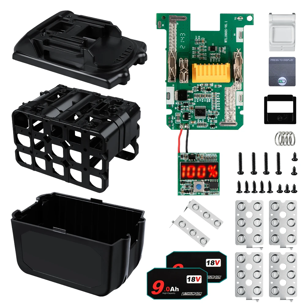 Battery Cover Motherboard Case Kit BMS PCB Board For Makita 18V Replace 194204-5 194205-3 BL1815 BL1830 BL1840 BL1850 BL1860
Battery Cover Motherboard Case Kit BMS PCB Board For Makita 18V Replace 194204-5 194205-3 BL1815 BL1830 BL1840 BL1850 BL1860