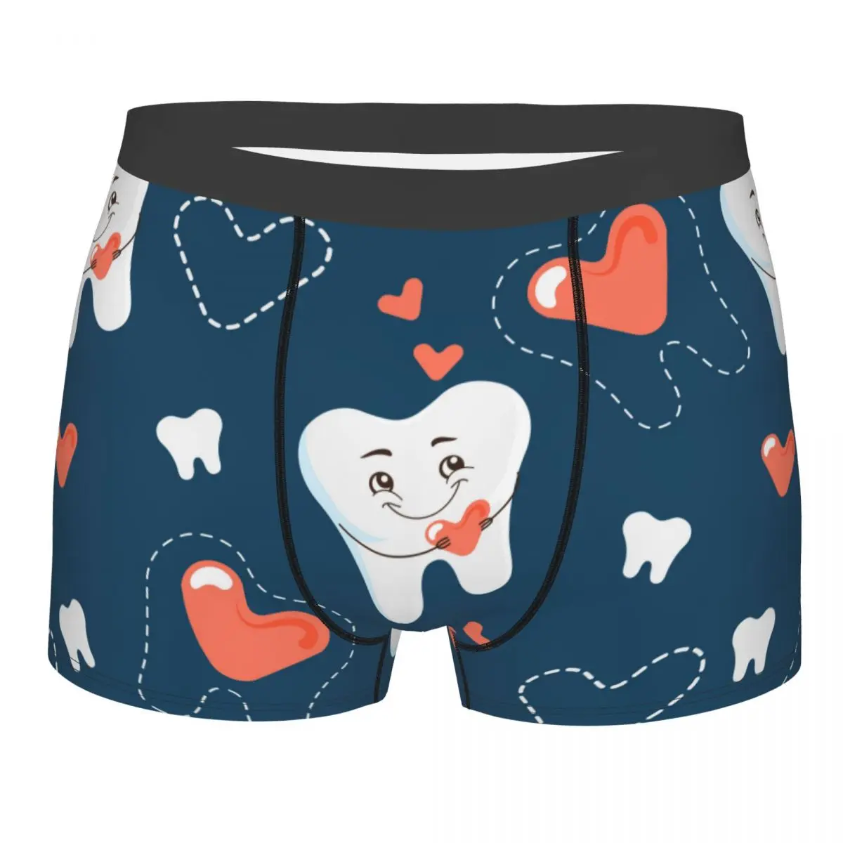 Men Cartoon Teeth And Heart Underwear Sexy Boxer Shorts Panties Homme Polyester Underpants S-XXL
Men Cartoon Teeth And Heart Underwear Sexy Boxer Shorts Panties Homme Polyester Underpants S-XXL