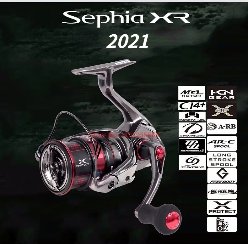 Original Shimano 2021 SEPHIA XR C3000SDHG C3000SDH MGL Rotor CI4+Body LONG STROKE Spool Silent Drive SALTWATER Spinning Reel
Original Shimano 2021 SEPHIA XR C3000SDHG C3000SDH MGL Rotor CI4+Body LONG STROKE Spool Silent Drive SALTWATER Spinning Reel
