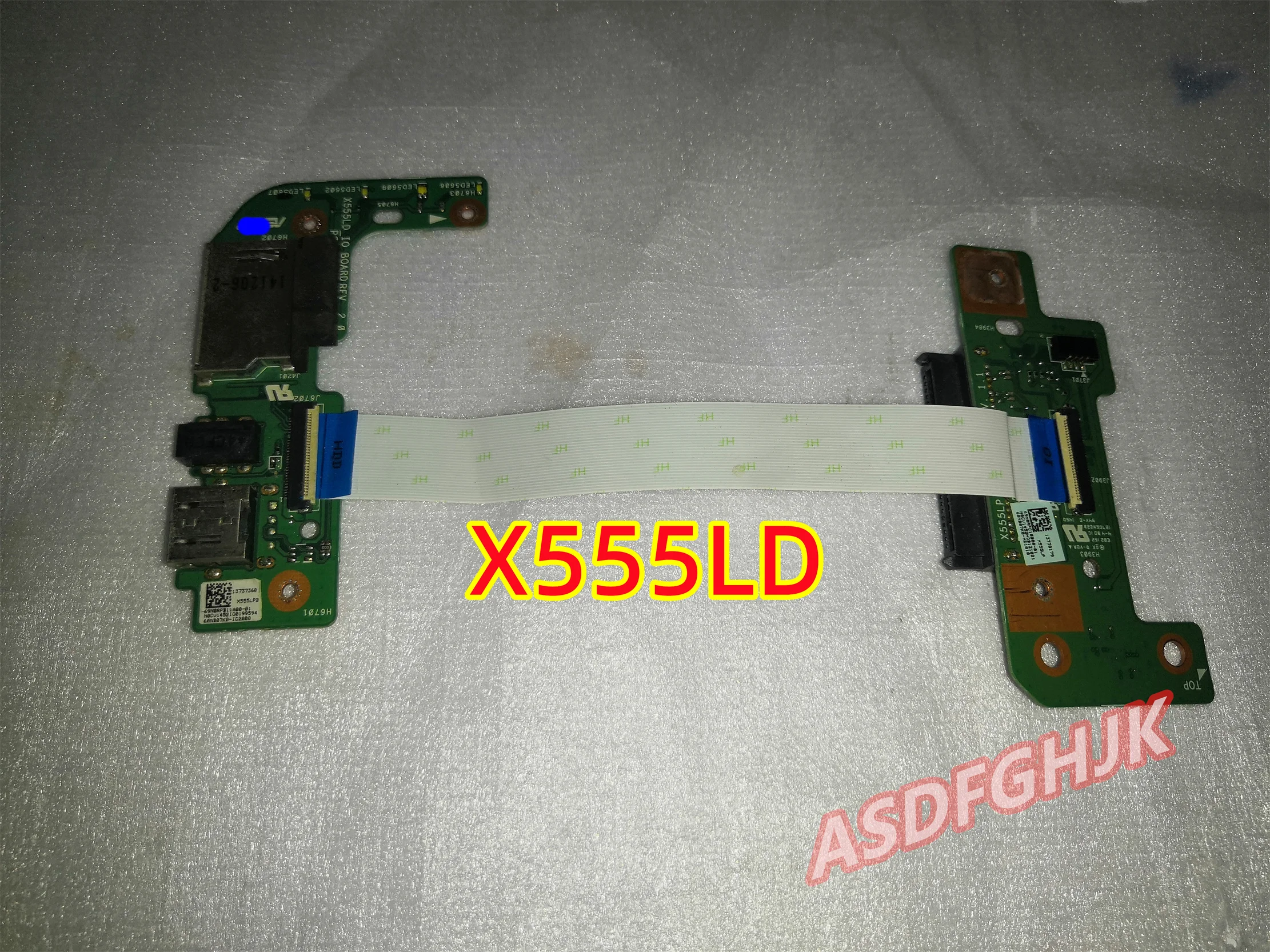 Оригинальный Для Asus X555LD HDD плата rev 1,1 x555ld io Плата rev 2,0 usb плата с кабелем полностью протестирована
Оригинальный Для Asus X555LD HDD плата rev 1,1 x555ld io Плата rev 2,0 usb плата с кабелем полностью протестирована
