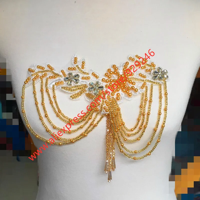 Аппликация с золотыми жемчужинами, бусинами и кристаллами с кисточками, модная одежда и одежда, декоративный аксессуар, Цветочная отделка с...
Аппликация с золотыми жемчужинами, бусинами и кристаллами с кисточками, модная одежда и одежда, декоративный аксессуар, Цветочная отделка с...