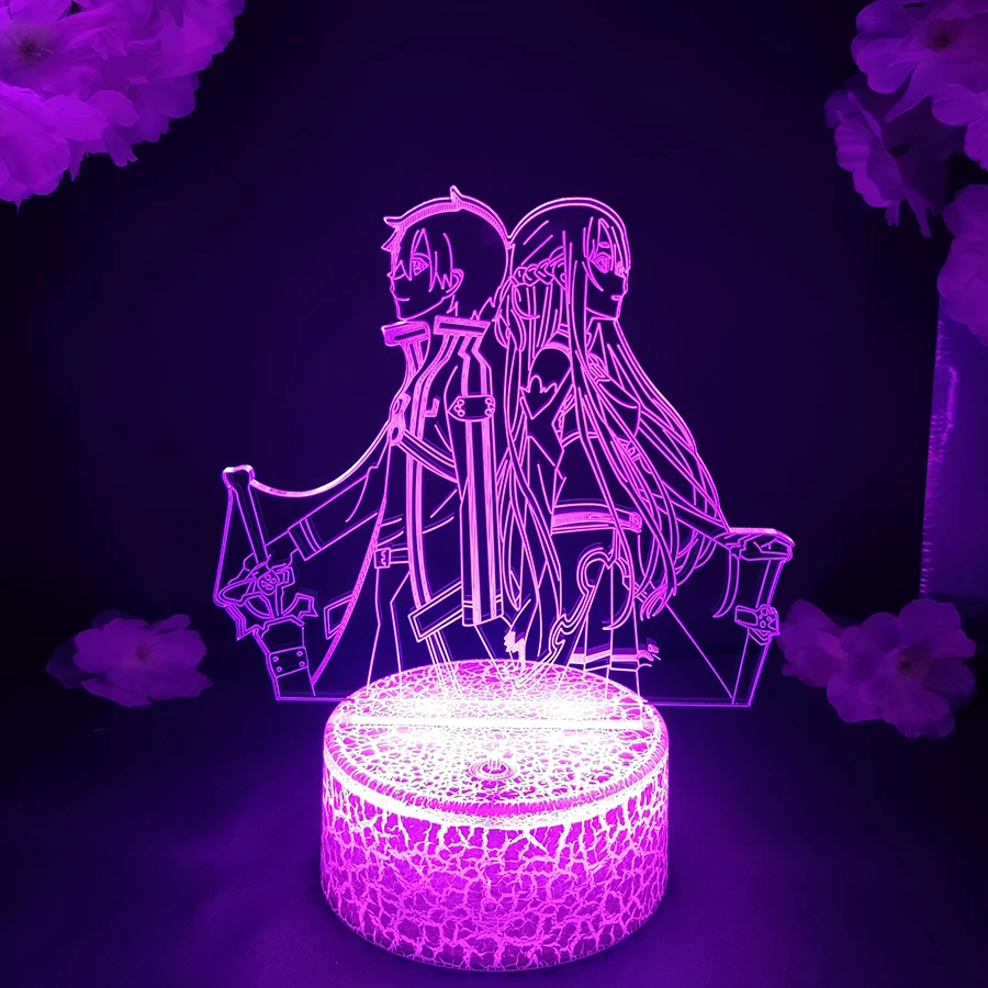 Kirito x Asuna 3D Night Light for Gaming Room Decoration Cute Birthday Colorful Gift LED Lamp Neon Lamp Ambient Light Anime Lamp
Kirito x Asuna 3D Night Light for Gaming Room Decoration Cute Birthday Colorful Gift LED Lamp Neon Lamp Ambient Light Anime Lamp