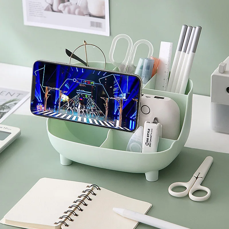 Pencil Desk Holder Multifunctional Makeups Stationery School Pen Box Creative Storage Gird 6 Stand Office Desktop Organizer
Pencil Desk Holder Multifunctional Makeups Stationery School Pen Box Creative Storage Gird 6 Stand Office Desktop Organizer