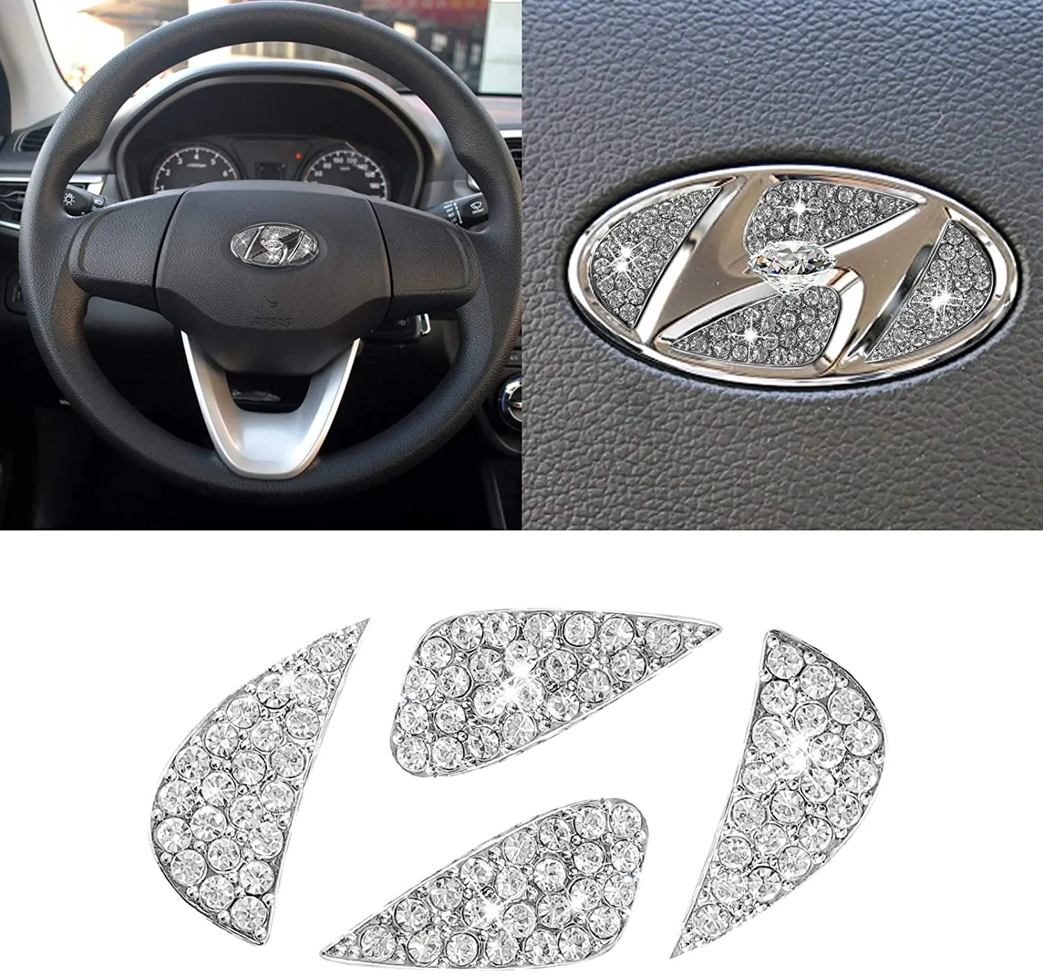 Автомобильная эмблема рулевого колеса для Hyundai Elantra Sonata IX35 IX25 Tucson Verna MISTRA Accent Nexo 2013-2021
Автомобильная эмблема рулевого колеса для Hyundai Elantra Sonata IX35 IX25 Tucson Verna MISTRA Accent Nexo 2013-2021