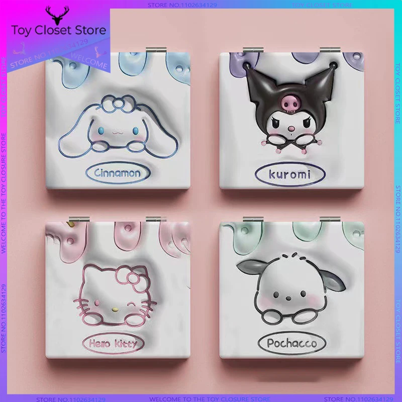 Kawaii Sanrio косметическое зеркало аниме Kuromi My Melody Cinnamoroll милое мультяшное портативное складное зеркало для студентов праздничный подарок
Kawaii Sanrio косметическое зеркало аниме Kuromi My Melody Cinnamoroll милое мультяшное портативное складное зеркало для студентов праздничный подарок
