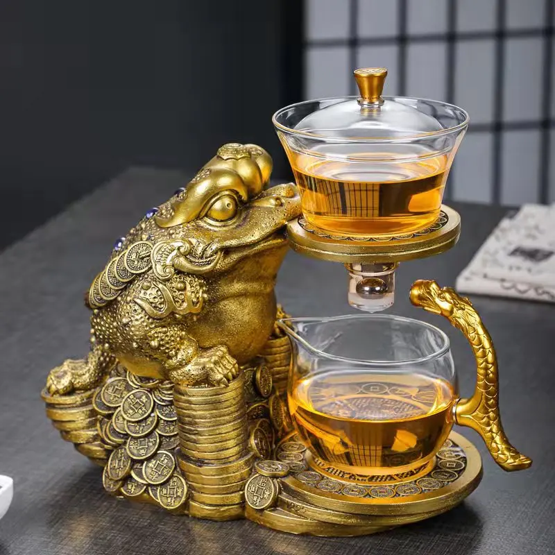 Fully Automatic Tea Set, Glass Lazybones, Kung Fu, Golden Cicada Tea Maker, Teapot
Fully Automatic Tea Set, Glass Lazybones, Kung Fu, Golden Cicada Tea Maker, Teapot