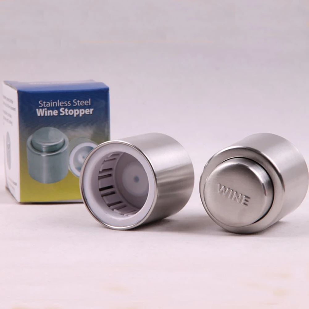 Wine Bottle Stopper Plug With Vacuum Seal Winery Sealer Top Airless Saver Fresh For Champagne Wine Kitchen Tool Accessories
Wine Bottle Stopper Plug With Vacuum Seal Winery Sealer Top Airless Saver Fresh For Champagne Wine Kitchen Tool Accessories
