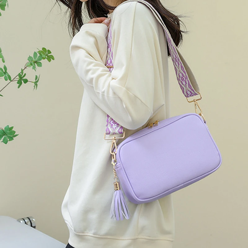 Women’s Bags 2023 New Handbags Purple Simple Zipper Tassel Design Messenger Bag Female Small Bags Crossbody Bags for Women
Women’s Bags 2023 New Handbags Purple Simple Zipper Tassel Design Messenger Bag Female Small Bags Crossbody Bags for Women