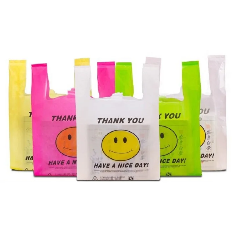 20x32cm 50pcs Plastic Bag Supermarket Grocery Gift Shopping Bag Thicken with Handle Vest Bag Kitchen Storage Clean Garbage Bag
20x32cm 50pcs Plastic Bag Supermarket Grocery Gift Shopping Bag Thicken with Handle Vest Bag Kitchen Storage Clean Garbage Bag