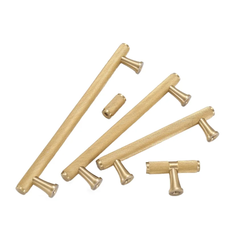 Knurled Simple Kitchen Cabinet Knobs and Handles Drawer Pulls Bedroom Knobs Brass T Bar Cabinet Handle Furniture Hardware
Knurled Simple Kitchen Cabinet Knobs and Handles Drawer Pulls Bedroom Knobs Brass T Bar Cabinet Handle Furniture Hardware