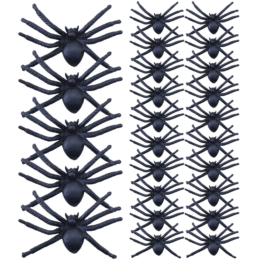 50 Pcs Spider Models Desktop Toys Props Creepy Fake Plaything Decor Spiders Artificial Trick Party Supplies
50 Pcs Spider Models Desktop Toys Props Creepy Fake Plaything Decor Spiders Artificial Trick Party Supplies