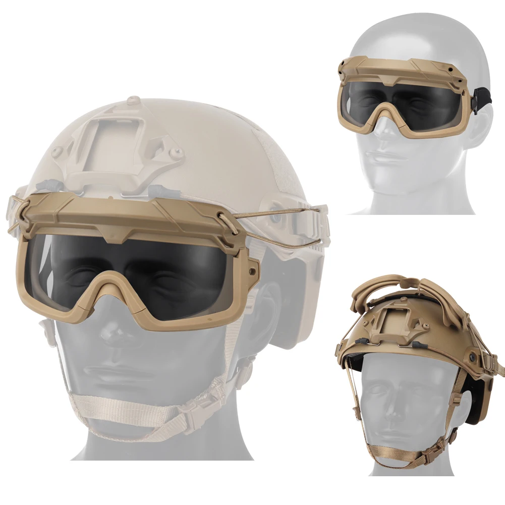 Tactical Goggles Anti Fog Airsoft Goggles with Black/Yellow/Transparent Lens Paintball Cycling Hunting Safety Helmet Goggles
Tactical Goggles Anti Fog Airsoft Goggles with Black/Yellow/Transparent Lens Paintball Cycling Hunting Safety Helmet Goggles