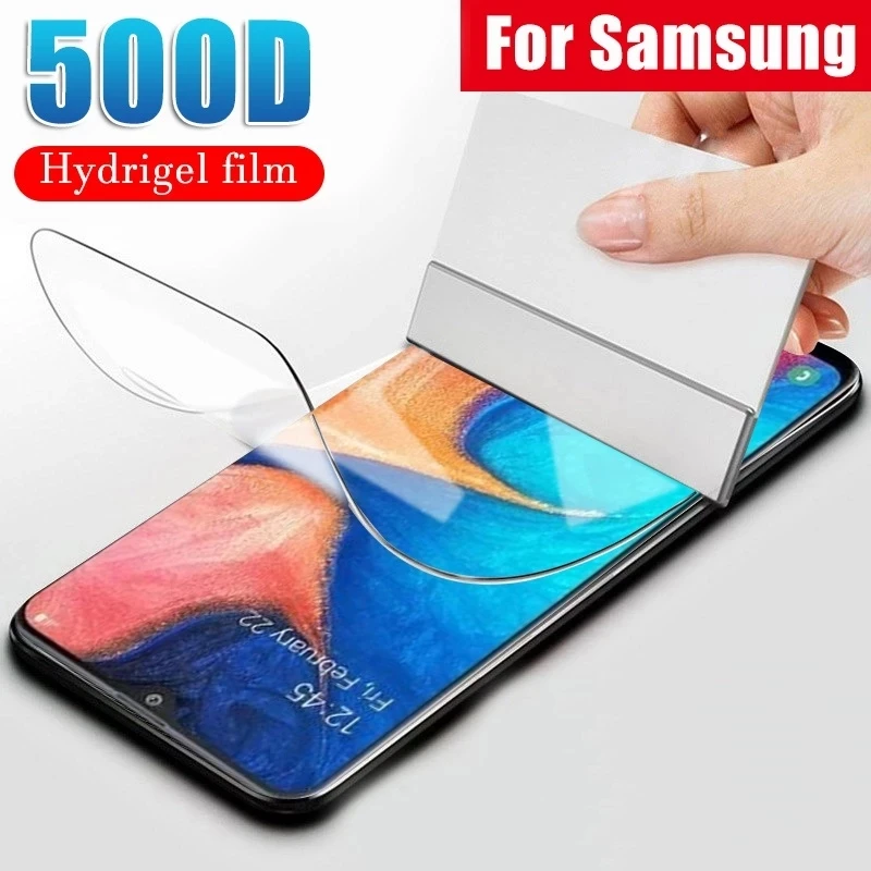 

9D Full Hydrogel Film On For Samsung Galaxy A10 A20 A30 A40 A50 A60 A70 Screen Protector A80 A90 M10 M20 M30 M40 Film Case