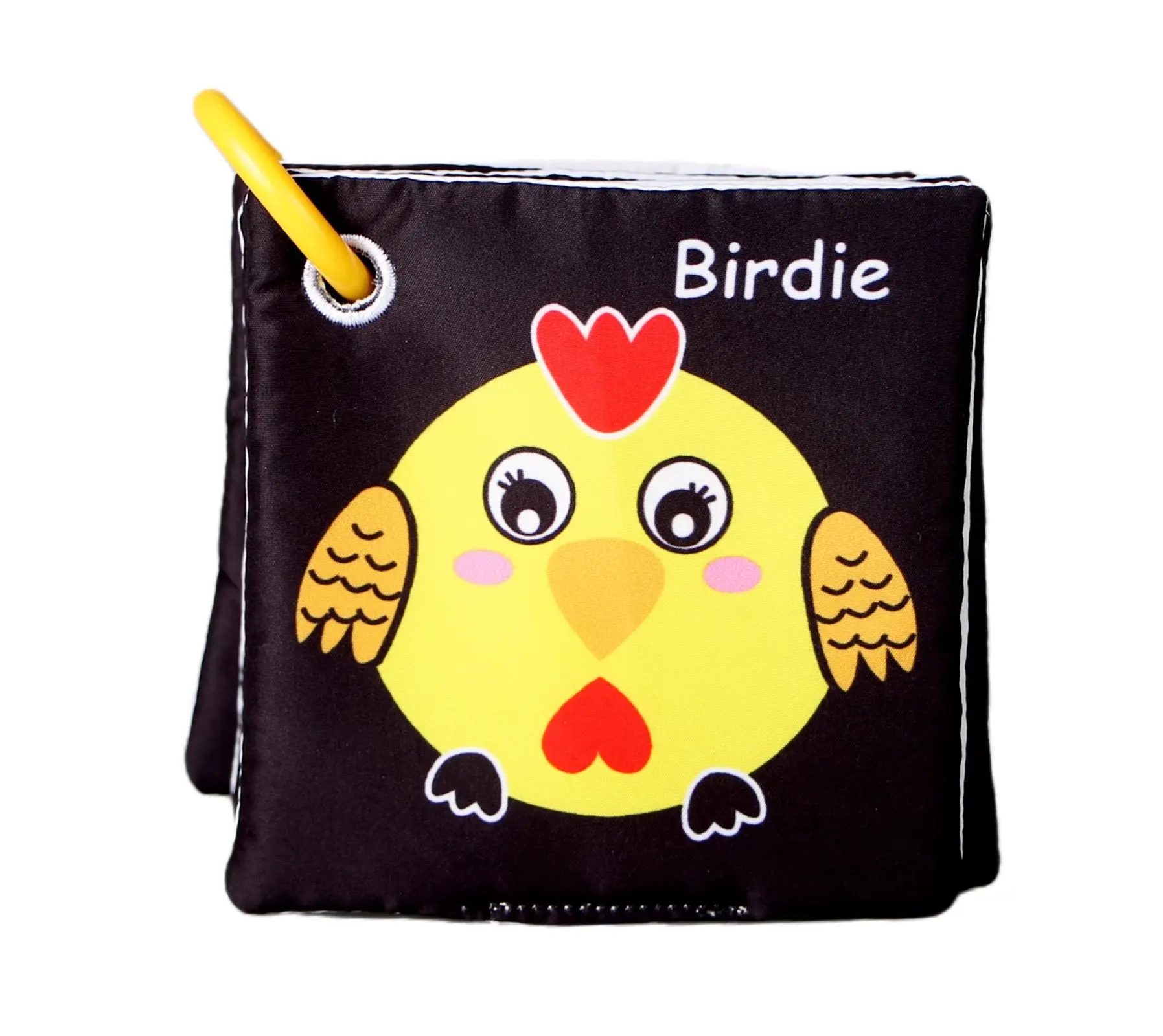 High Contrast Soft Cloth Card Book Toy for 0-3Y Unisex Baby Early Education, Chicken
High Contrast Soft Cloth Card Book Toy for 0-3Y Unisex Baby Early Education, Chicken