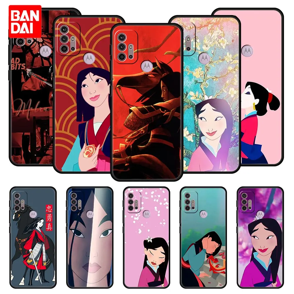 Cover Case for Motorola Moto G30 G50 G60 G8 G9 G200 G31 G60s Power Plus Play Lite Bag Capa Armor Phone Cartoon Mulan Princess 
Cover Case for Motorola Moto G30 G50 G60 G8 G9 G200 G31 G60s Power Plus Play Lite Bag Capa Armor Phone Cartoon Mulan Princess