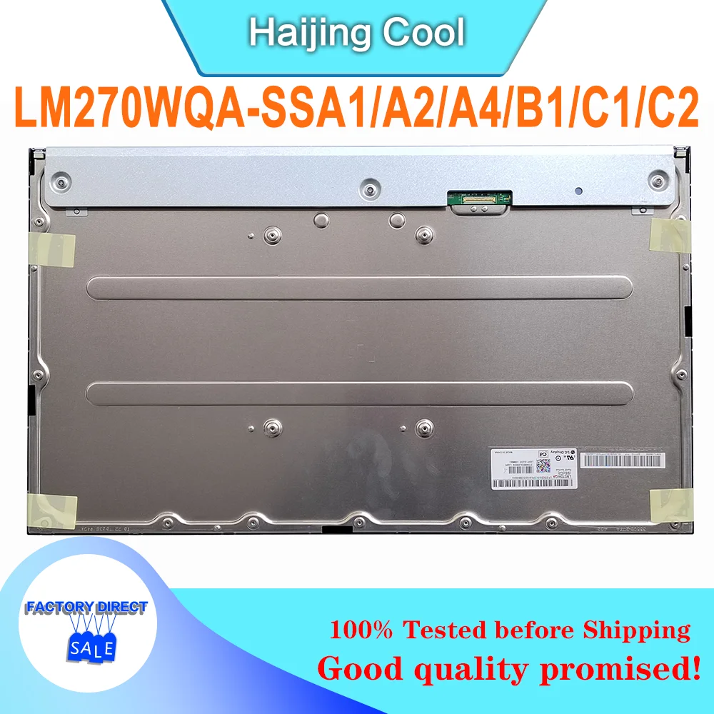 LM270WQA-SSC1 LM270WQA-SSC2 MV270QHM NF2 LM270WQA-SSA1 LM270WQA-SSA4 оригинальный IPS ЖК-экран для Dell S2721DGFA AG273QXP / benq
LM270WQA-SSC1 LM270WQA-SSC2 MV270QHM NF2 LM270WQA-SSA1 LM270WQA-SSA4 оригинальный IPS ЖК-экран для Dell S2721DGFA AG273QXP / benq